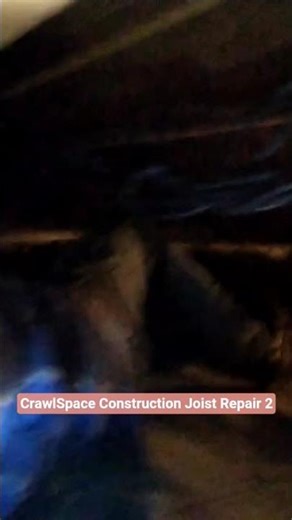 CrawlSpace Construction Fix a Support Beam #HandyMan