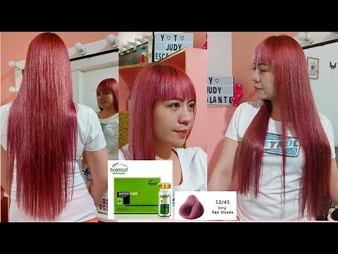 Very Red Blonde Hair Dye tutorial w/ Bremod Superplex