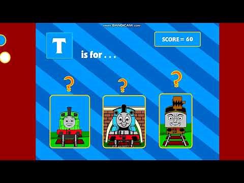 Thomas & friends Thomas' alphabet game gameplay