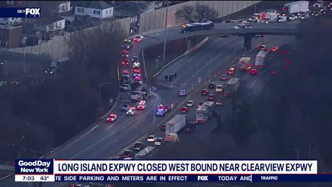 Long Island Expressway accident causes major morning delays l LIVE traffic maps