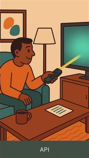 APIs Explained in 40 Seconds — Using a TV Remote