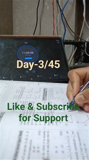 💪 Day 3/45 –8.5/12 Hours: /📚 Study + 💻 Coding//⏱️ Let’s grow! 🚀//12 hr study //COUNT TIMER TIME