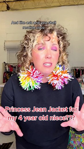 DIY Custom Denim Jacket for Princess - Fringe & Company