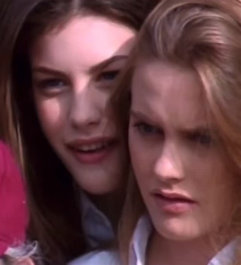 90saesthetic on Instagram: "A classic behind-the-scenes glimpse of Alicia Silverstone and Liv Tyler, the dynamic duo that made Aerosmith’s ‘Crazy’ one of the most iconic and talked-about music videos of the 90s #aerosmith #aliciasilverstone #livtyler #behindthecamera #videoclip #90s #90sfashion #90smusic #rockmusic"