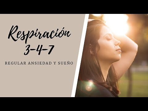 Respiración 4 7 8 - Control de ansiedad y conciliar el sueño