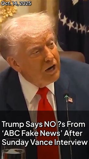 ABC Cut Vance's Mic On Sunday, So Trump Cuts Off Their Questions | National Review