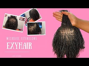 The Microloc Extensions Method I Swear By- Full Tutorial | EXYHAIR