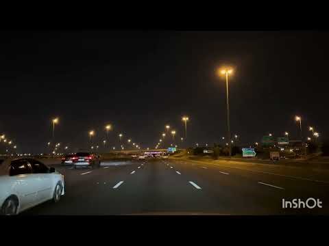 Dubai Night Drive 🌃 | Sheikh Mohammed Bin Zayed Rd to Al Rigga 🇦🇪 | IMG World to Deira | 4K 60FPS12