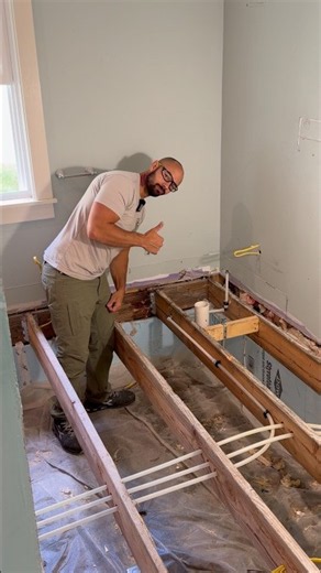 How to fix a leaking pex fitting. #carpentry #remodeling #dewalttough #ad #diy