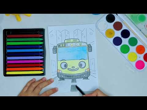 Tayo The Little Bus - Coloring Pages printable