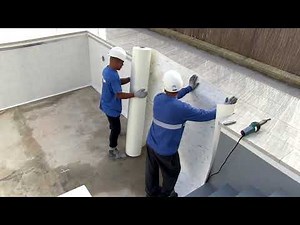 How to install the geotextile and the SOPREMAPOOL 3D reinforced membrane on the pool walls – chap 2