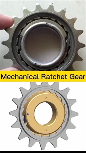 Mechanical Ratchet Gear #EngineeringReels#TechReels#EducationReels#LearnEngineering#EngineeringLife