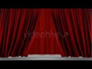 VERY REALISTIC OPENING RED CURTAIN - CINEMATIC AFTER EFFECTS TEMPLATE