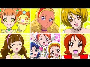 【あそんでプリキュア】黄色カラーの女の子大集合❤️えれな＆ほまれ＆ひまり＆きらら＆ゆうこ＆ありす