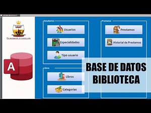 Base de Datos para Biblioteca en Access 🔥 Guía Completa 2024 🚀 Asesoría proyecto educativo