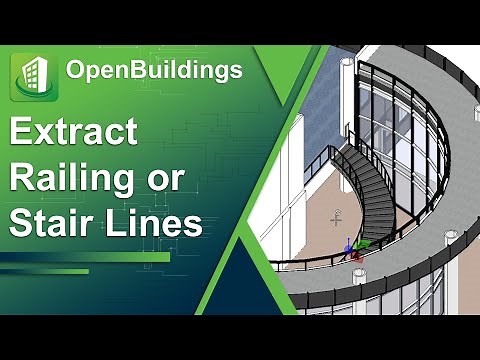 OpenBuildings Designer Update 2023 | Extract Railing or Stair Line