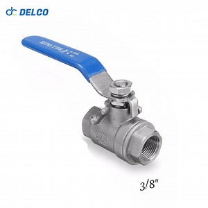 [Hot Item] DELCO Industrial 3/8" Female Threaded Manual Ball Valve With Lockable Lever Handle