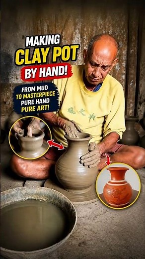How Handmade Clay Pots Are Made | Traditional Pottery Making Process