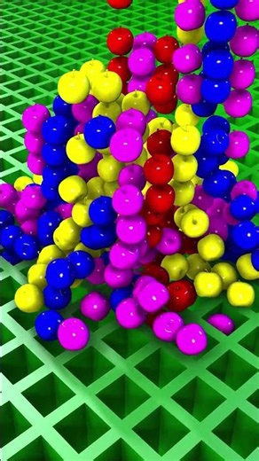 candy paradise fall into grid #3danimation #oddlysatisfying