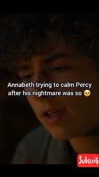 Annabeth comforting Percy is everything 🥺💙 #PercyJackson#Percabeth #PJSX #WalkerScobell #Leah