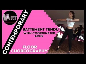 Modern dance warm up | Contemporary dance workout | Contemporary class | Battement tendu