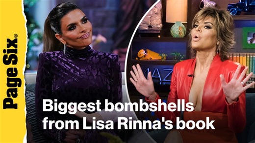 Lisa Rinna's major book bombshells: Andy Cohen texts, Harry Hamlin gay rumors and ‘Traitors’ drama