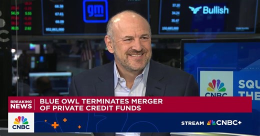 Blue Owl co-president Craig Packer on terminating merger of private credit funds