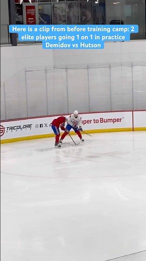 2 elite players going 1 on 1 in practice: Demidov vs Hutson