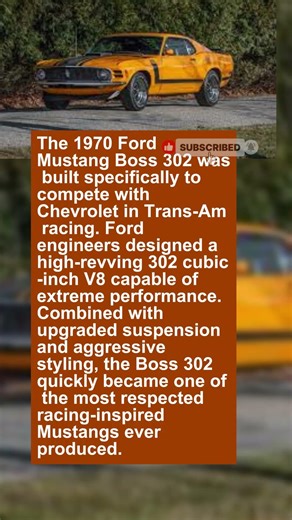 Ford Built This Mustang to Beat Camaro