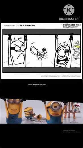 despicable me 2 the minion movie auditions storyboard vs animation 5 #despicableme2