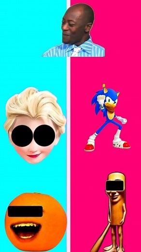 Wrong Eye's 👀 Annoying Orange vs Frozen 2 Elsa vs Sonic The Hedgehog vs Tung Tung Tung Sahur | Desko Dom
