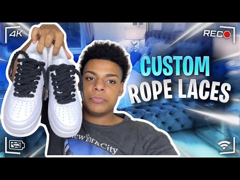 Como Personalizar Air Force 1 Con Rope laces | Cordones de Sogas