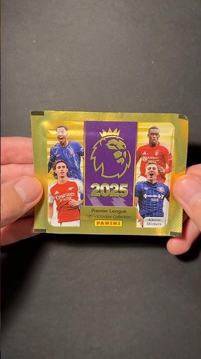 Panini Premier League Sticker Collection 2025 #footballcards #soccercards #packopening #panini