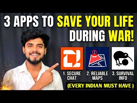3 Apps to Save Your Life During War! (Every Indian Must Have)