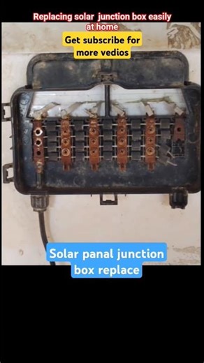 Solar panal junction box replace#shorts#youtubeshorts#solarenergy#howtoreplace solar junction box