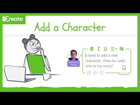 Add a Character - Desktop