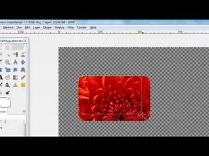 Rounded Corner image with GIMP