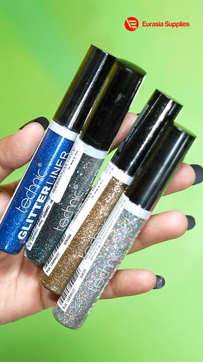 ✨Technic Glitter Liquid Eyeliner 11ml #technic #eyecare #eyeliner #liquideyeliner | eurasiasupplies.com