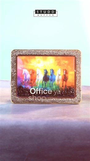 🌈🐎 7 Rainbow Horses of Harmony – Riche Rich Plate 🐎🌈 Bring home the symbol of victory, prosperity & speed towards success! ⚡ The 7 Rainbow Horses of Harmony Riche Rich Plate radiates balance, growth & abundance, making it a perfect addition to your home or office. ✨ 💎 And that’s not all… 🎁 Get a FREE Pocket Geode worth ₹399 with every plate! 🏆 From a brand trusted by 5 Lakh happy customers & 200 Cr sales! Harness the energy of harmony & success — Shop now & ride into abundance! 🚀 | Studd