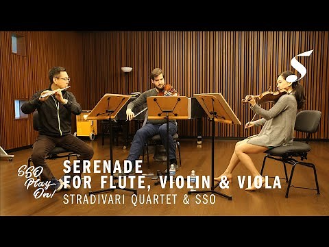 BEETHOVEN Serenade for Flute, Violin and Viola, Op. 25