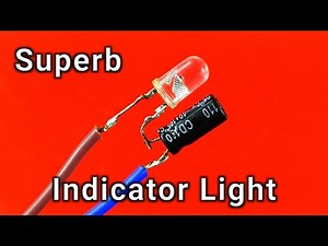 How to make indicator light | simple circuit