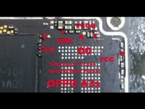 Oppo A3s CPH1803 Test Points Pin Out