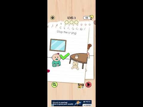 Brain Test 5 Level 3 All Part solution walkthrough