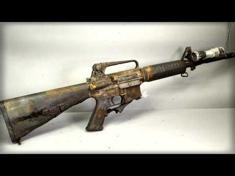 Restoring a Law Enforcement Colt AR-15 with Fire Damage, (test firing). #restoration
