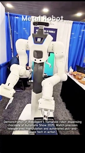 Human-Like Precision: Humanoid Robot in Real Action! #worker #process #robotics #automation #tech