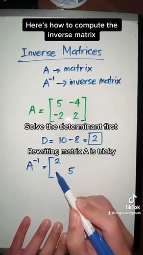 Computing the inverse matrix
