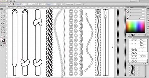 Pasos para crear pinceles en Illustrator - Laura Páez