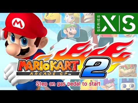 Mario Kart Arcade GP 2 in 4K | RetroArch | Xbox Series X