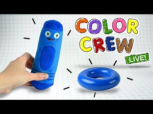 Learn Colors with Color Crew Live! | Color Toys for Kids | Blue, Red, Green, Yellow | BabyFirst TV