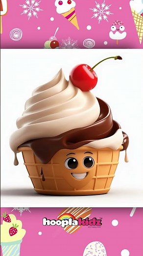 Ice Cream Song for Children 🍦 #shorts #kidssong #icecream #hooplakidz #trending #foryou